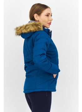 Trespass Women Quilted Puffer Jacket, Blue  - Image 2