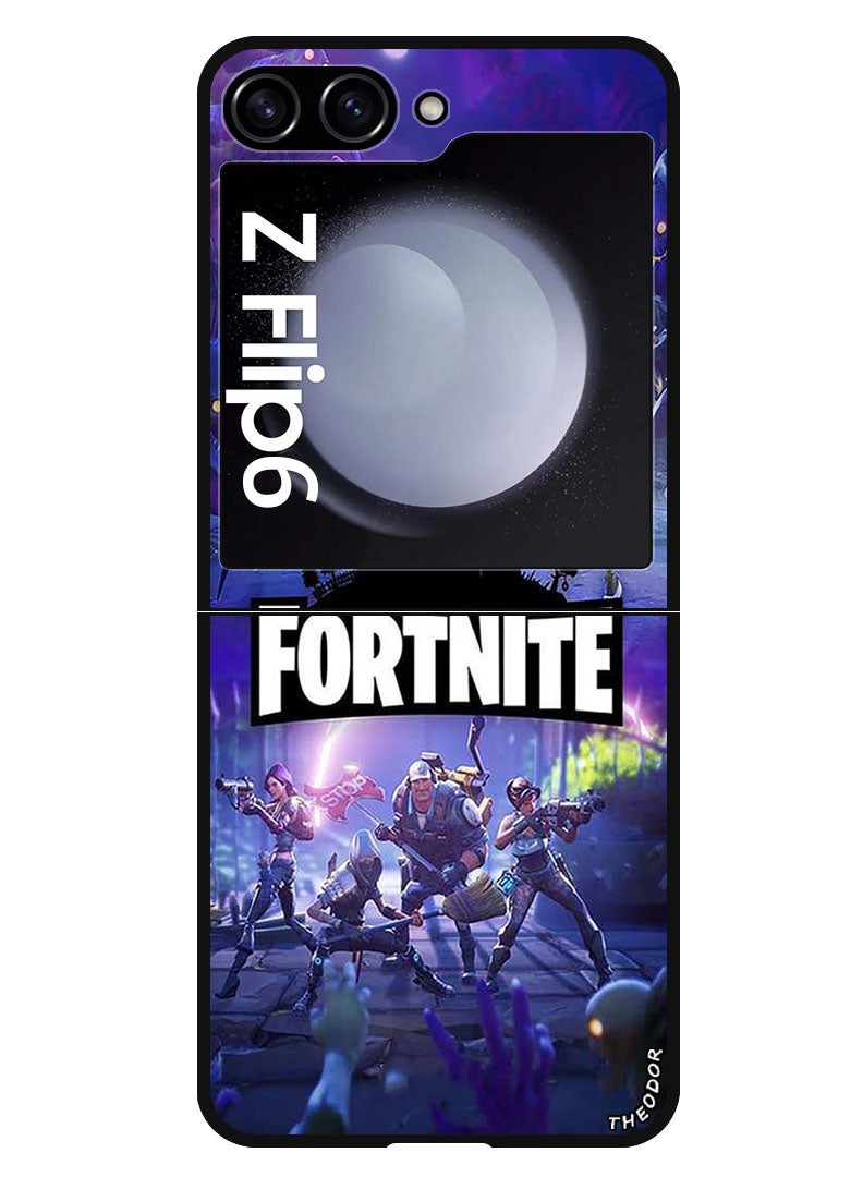Theodor Protective Case Anti Scratch Shock Proof Bumper Cover For Samsung Galaxy Z Flip 6 Fortnite - Image 1