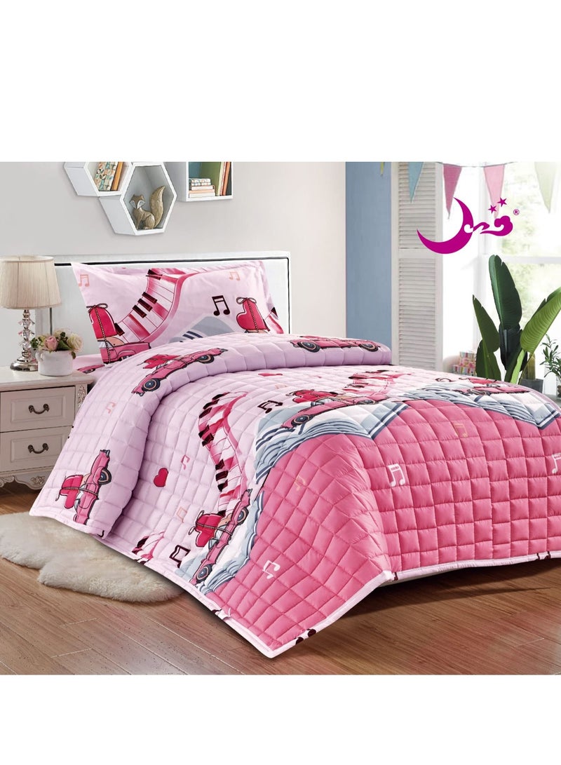 Moon 3-Piece Compressed Comforter Set Microfiber  - Image 1