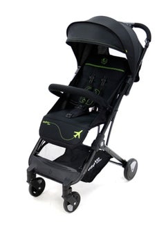 asalvo Baby Stroller Travel+,  Black Green 