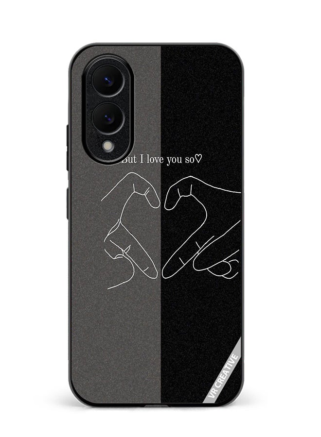 VR CREATIVE Protective Case Cover For Samsung Galaxy S25 Edge Couple Design Multicolour