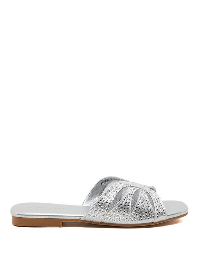 ناين ويست NINEWEST FEE2526 SANDALS SILVER