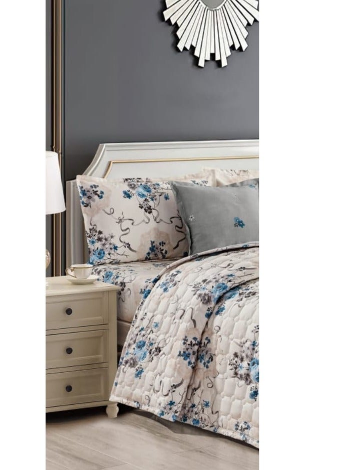 مون طقم لحاف نفرين مضغوط مشجر 6 قطع مايكروفايبر لحاف مقاس 250x230 سم - Image 2