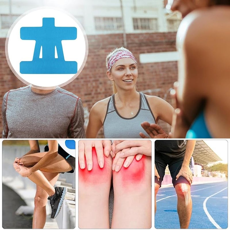 Blue Kinesiology Tape For Shoulder Pain Relief And Recovery In Sports - Image 5