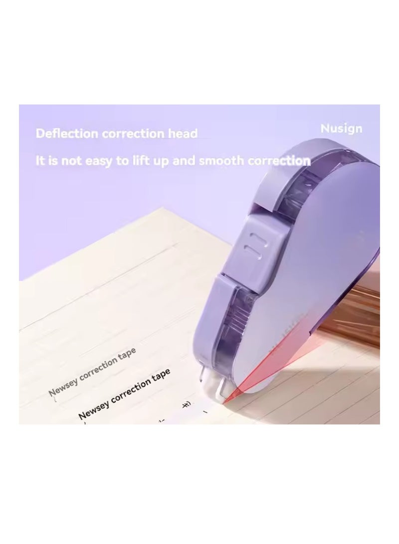 Deli 1-Piece Nusign Correction Tape 6 Meter Length Pink Body - Image 2