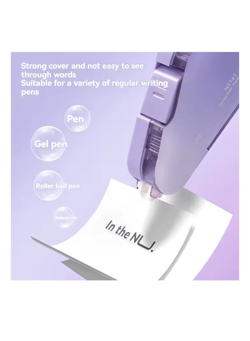 Deli 1-Piece Nusign Correction Tape 6 Meter Length Pink Body - Image 4