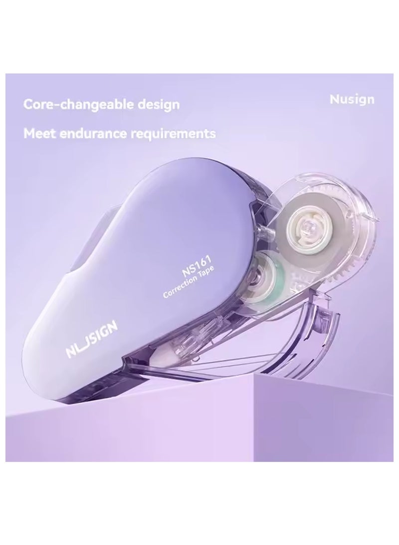 Deli 1-Piece Nusign Correction Tape 6 Meter Length Pink Body - Image 3