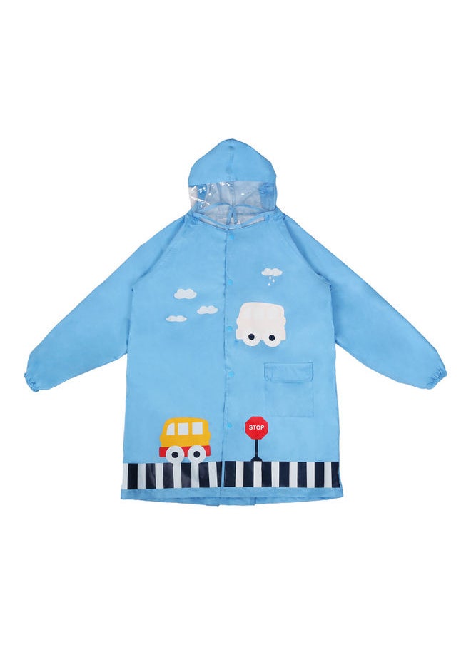 NIBEMINENT Kids Cartoon Hooded Raincoat  - Image 1