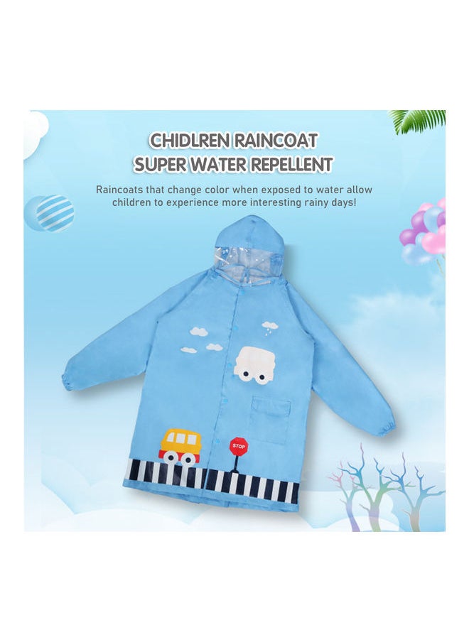 NIBEMINENT Kids Cartoon Hooded Raincoat  - Image 3