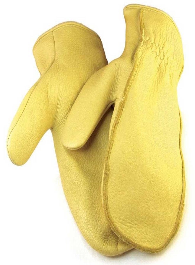 NORTH STAR Men's Tan Deerskin Chopper Mitten (Unlined) 025T (XL)