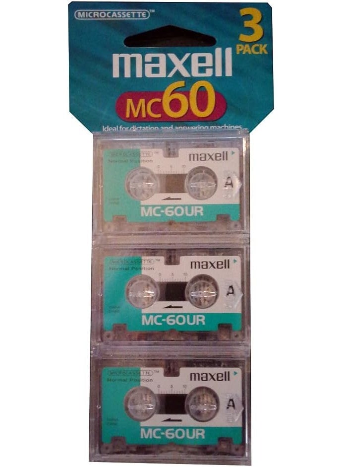 Maxell Micro Cassettes (Pack of 3)