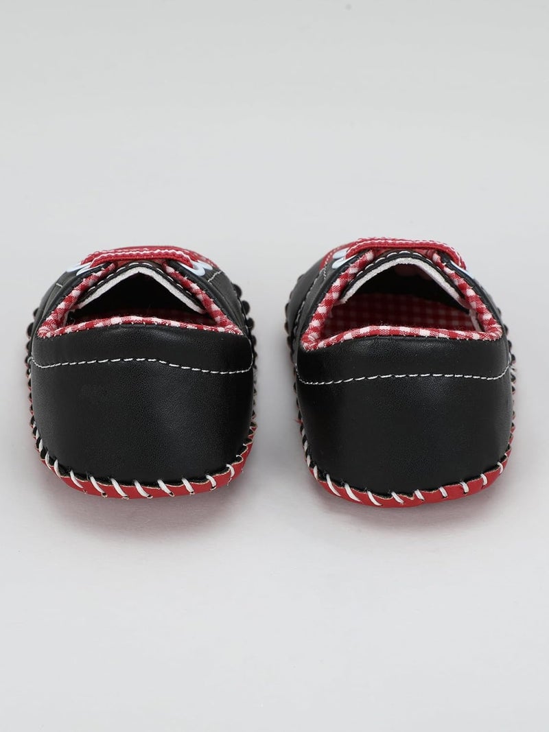 PureSole Baby Soft Sole Moccasins - Pink Leather Crib Shoes with Lace-Up Design for Girls, Newborn to Toddler (6–12 Months) - Image 4
