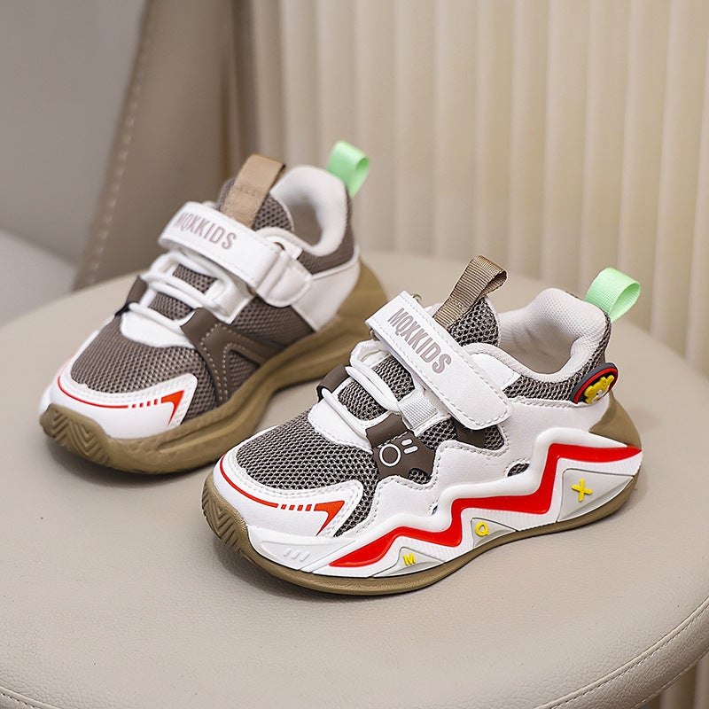 Children'S Shoes Baby Functional Shoes Lightweight Non-Slip Toddler Shoes Boys And Girls Mesh Breathable Shoes - Image 5