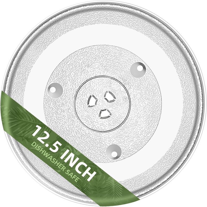 Gemroom 12.5" Microwave Glass Turntable Plate - Compatible Replacement for Frigidaire Models - Image 1