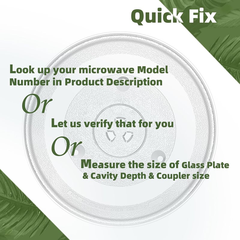 Gemroom 12.5" Microwave Glass Turntable Plate - Compatible Replacement for Frigidaire Models - Image 5