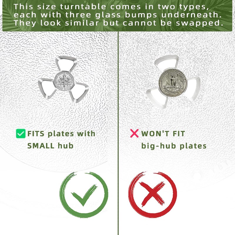 Gemroom 12.5" Microwave Glass Turntable Plate - Compatible Replacement for Frigidaire Models - Image 4