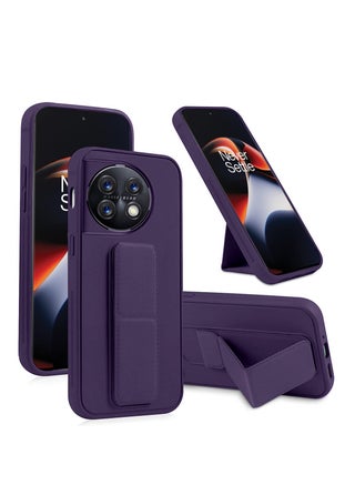 Hand Grip Foldable Magnetic Kickstand Wrist Strap Finger Grip With Built-In Iron Case Cover For OnePlus 11R 5G 2023 Eggplant Purple - pzsku/ZB1BC0E36275E133AEAC5Z/45/_/1705334931/a15390c9-c22d-4060-bde3-2999a0532178