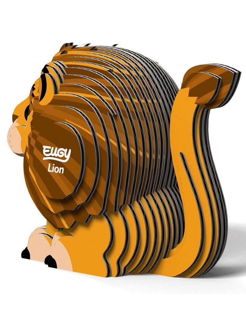 EUGY 3D Lion Puzzle - Fun and Engaging DIY Animal Craft for All Ages - Image 4