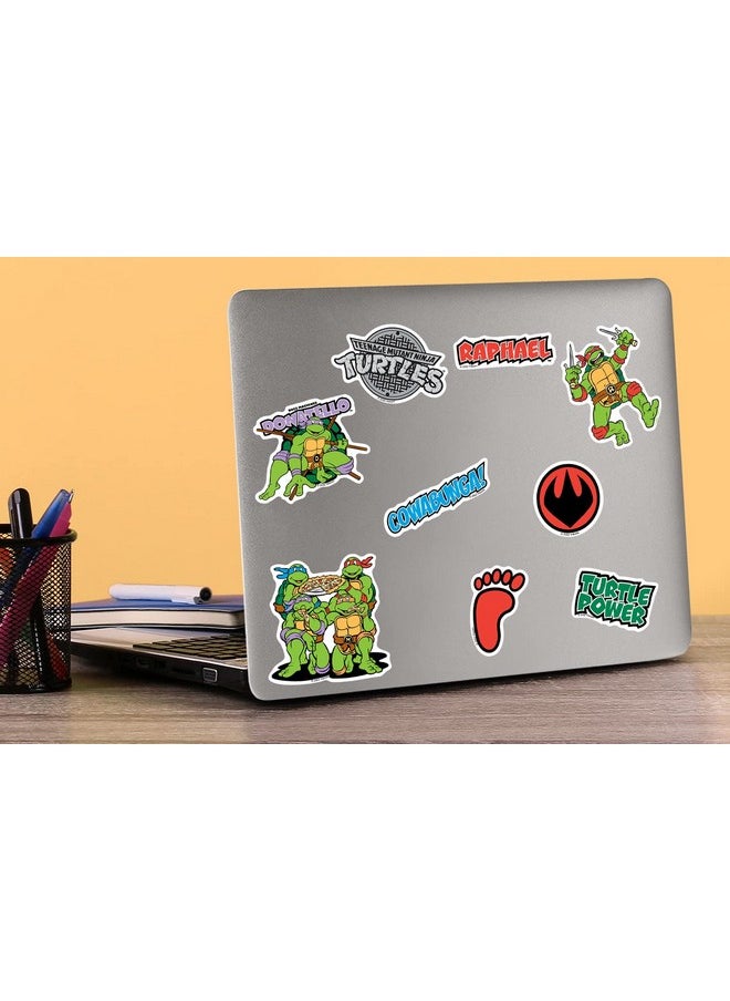 GRAPHICS & MORE - Teenage Mutant Ninja Turtles Sticker Pack Die Cut Vinyl Large Deluxe Tmnt Stickers Variety Pack Laptop, Water Bottle, Scrapbooking, Tablet, Skateboard, Indoor/Outdoor Set Of 50 - Image 1