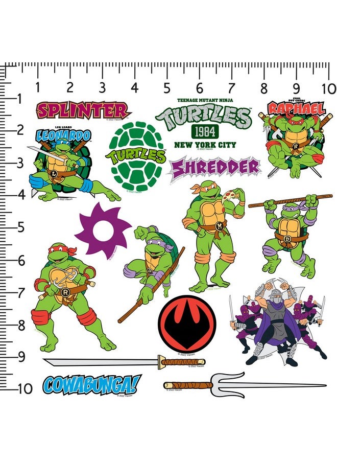 GRAPHICS & MORE - Teenage Mutant Ninja Turtles Sticker Pack Die Cut Vinyl Large Deluxe Tmnt Stickers Variety Pack Laptop, Water Bottle, Scrapbooking, Tablet, Skateboard, Indoor/Outdoor Set Of 50 - Image 1