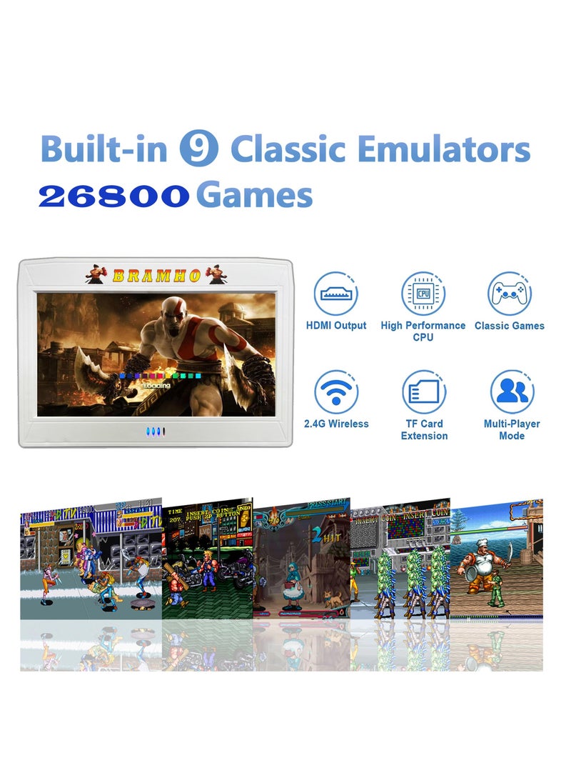 Generic - Dual Console 26800 Arcade Games in 1, PC Projector for TV, Retro Arcade Game Console, Support up to 1-4 Players, Full HD Output, Search, Save, Hide, Favorite List - Image 1