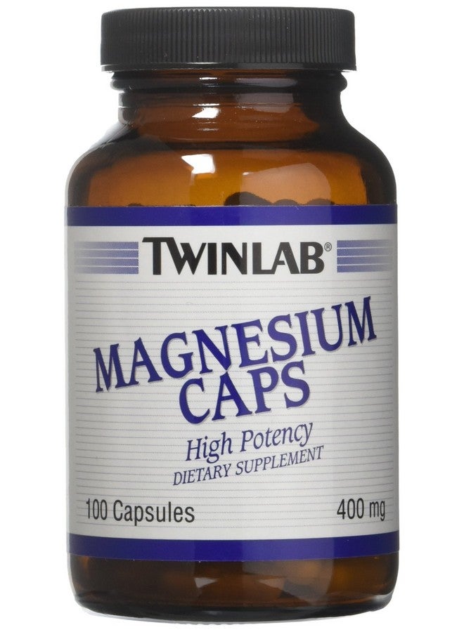 Twinlab Magnesium,400 Mg By Twinlab - 100 Cap, Pack of 3 - Image 1