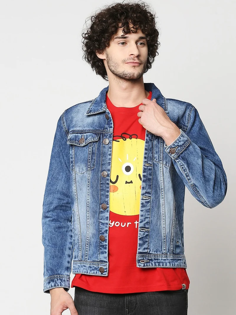 هاي ستار Mens Denim Jacket