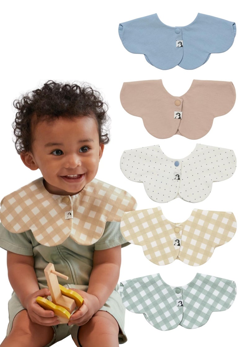 Konny Baby Bibs 360 Rotate Super Absorbent QuickDry 357Pack Teething Drooling Boys Girls Baby Essentials - Image 2