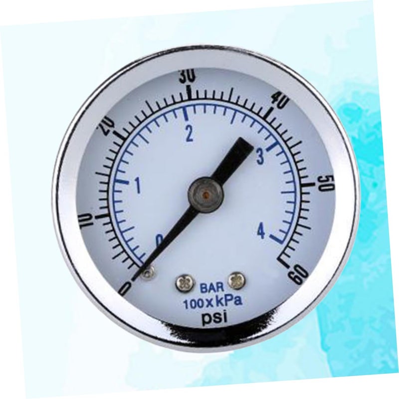 PartyKindom مقياس الضغط الرقمي 0-60 رطل لكل بوصة مربعة مقياس مزدوج لمضخة الهواء وبئر المياه قطعة واحدة - Image 4