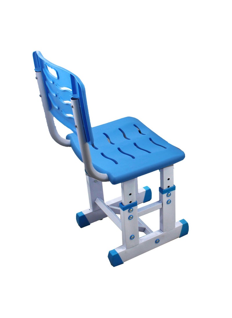 AL QADAH - Adjustable Study Education Table And Chair With Book Holder And cup Holder Blue Colour - Image 1