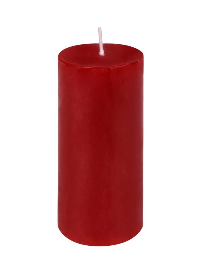 Jeco 2" Diameter x 3" H Red Pillar Candle - Image 1