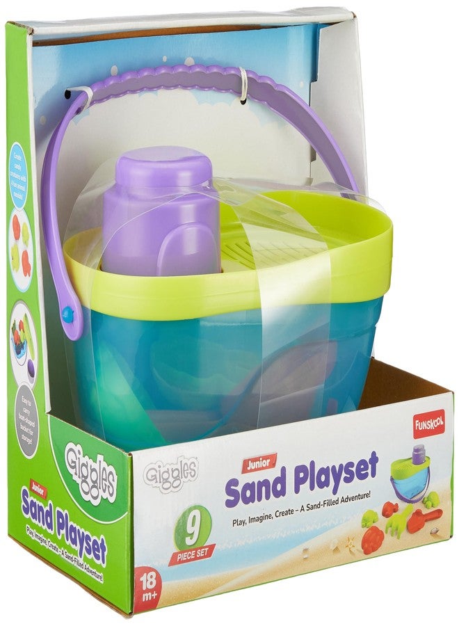 Giggles Funskool Junior Sand Playset, Educational & Creative Construction Toy for Kids, Encourages Learning & Development, Fun Activity for Preschoolers, Gift Set for Kid, Age 18+ Months - Image 1