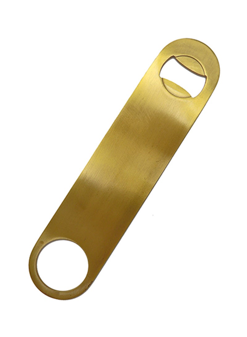BarPros BarPros 18cm Matte Gold Stainless Steel Bottle Opener  - Image 1