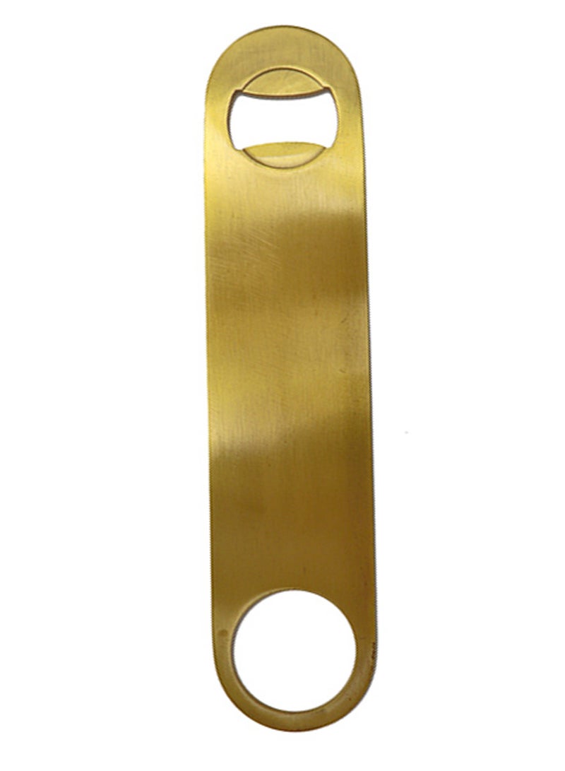 BarPros BarPros 18cm Matte Gold Stainless Steel Bottle Opener  - Image 2