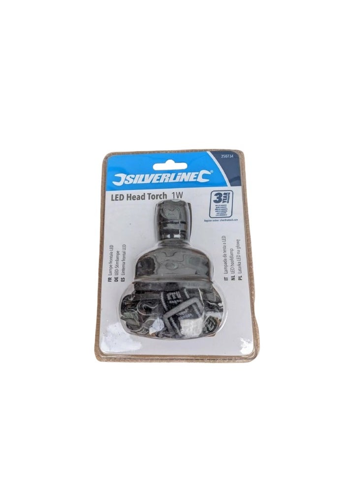 Silverline Silverline Lead Head Torch 1w  - Image 1