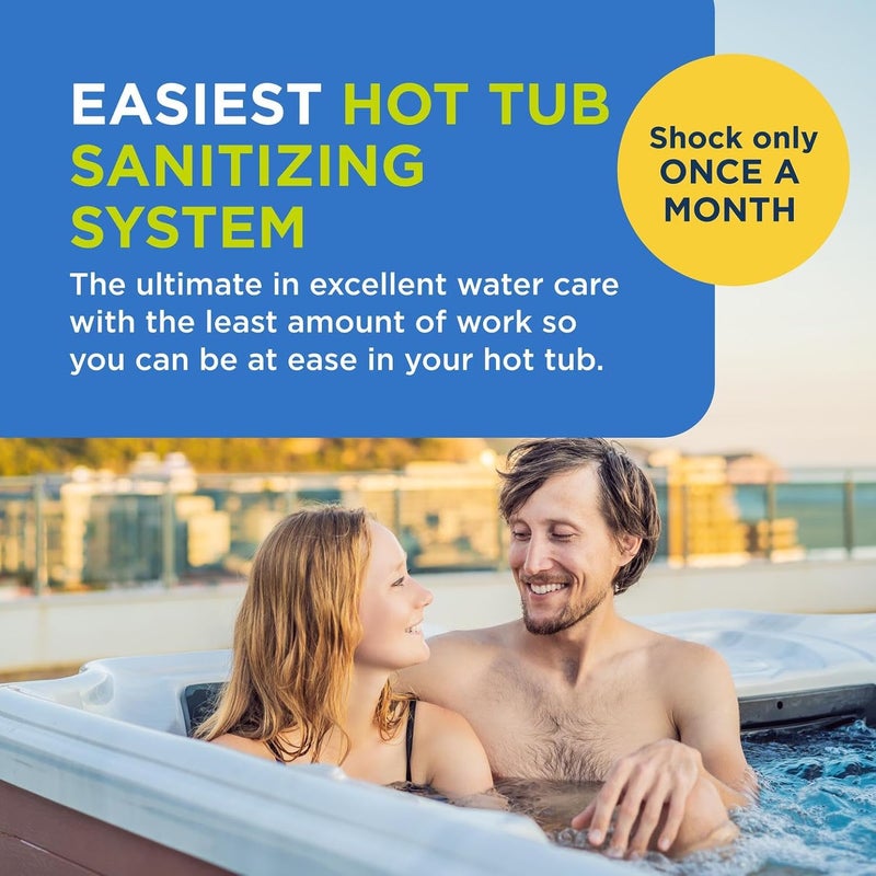 Frog @Ease Floating System for Hot Tubs - Quick & Easy Self-Regulating Hot Tub Sanitizer - Hot Tub Maintenance System with Sanitizing Minerals & SmartChlor Technology - Image 2
