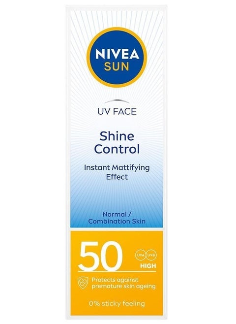 Sunscreen Cream Shine Control Instant Mattifying Effect 50 SPF50 ml