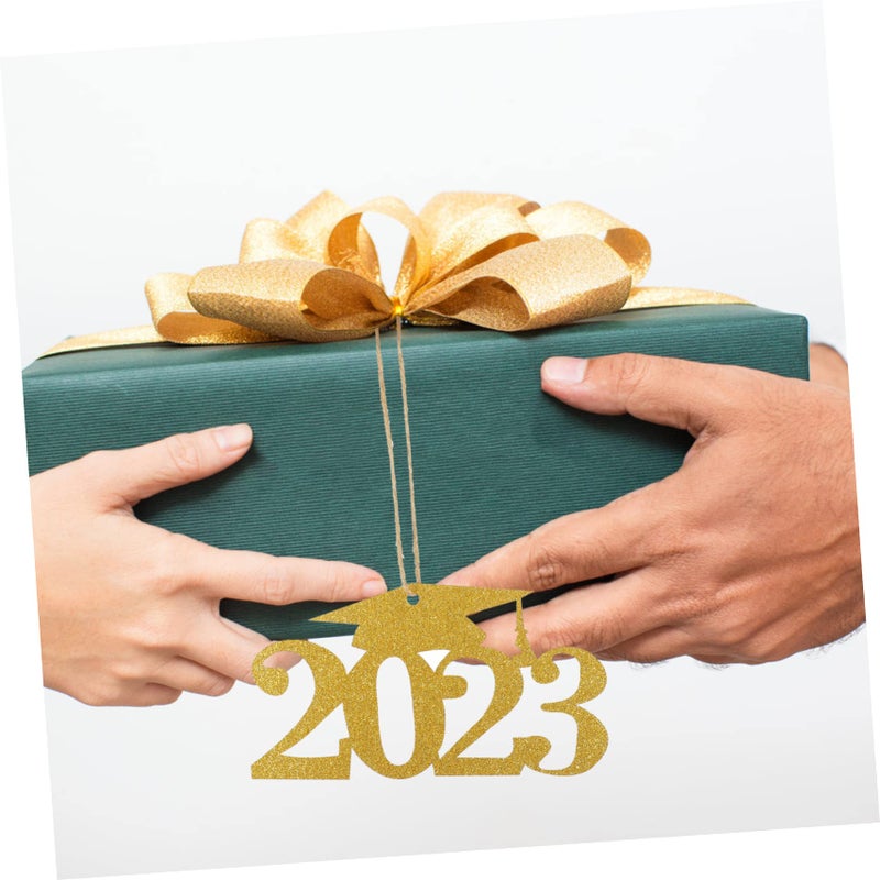 30 قطعة من بطاقات الزينة اللامعة لحفلة التخرج لعام 2023 - Image 4