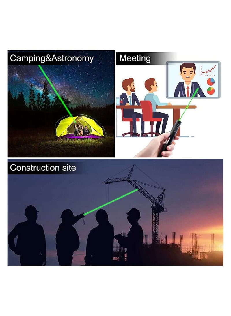 Cool Baby - COOLBABY Rechargeable Laser Pointer High Power Green Laser Pointer Tactical Long Range Laser Green Light Pointer for Outdoor Astronomy Camping Hunting - Image 1