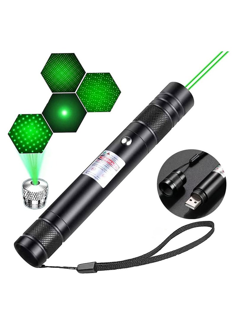 Cool Baby - COOLBABY Rechargeable Laser Pointer High Power Green Laser Pointer Tactical Long Range Laser Green Light Pointer for Outdoor Astronomy Camping Hunting - Image 1