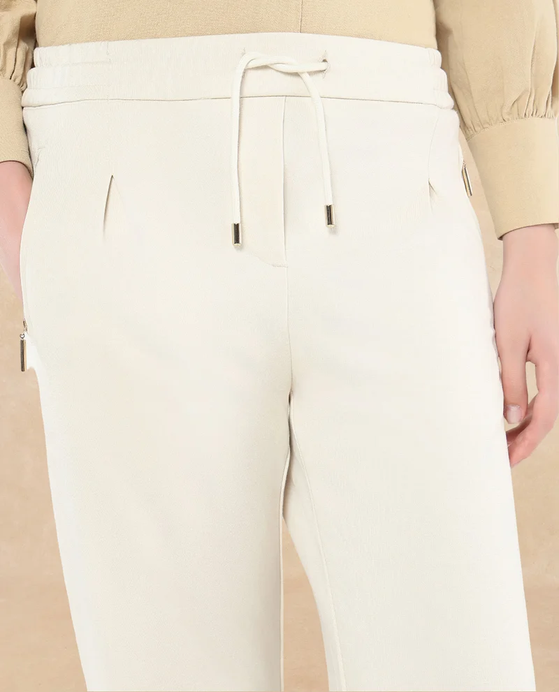 ريريزم Women's Straight Fit Trackpants With Adjustable Hem