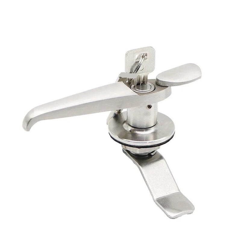 MS308 3 Key Lock Set 304 Stainless Steel 22mm Outdoor Handle Distribution Cabinet Lock - Image 4
