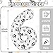 AXBMM 40 Inch Dog Foil Birthday BalloonsBlack White Dog Paw and Bone Print Number 6 Balloons for Girls Boys 6th Birthday Party Decorations Number 6 - Image 4