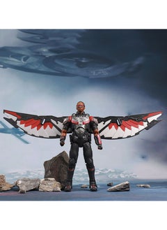 General Marvel's Avengers 3 Falcon Figure Children's Toy Ornament Movable Doll Gift  - Image 1