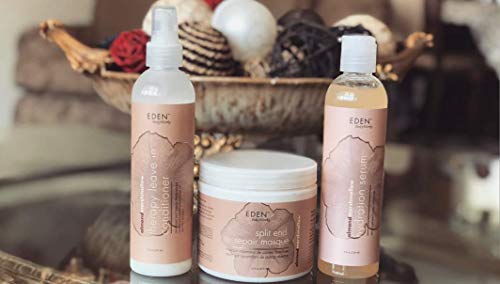 EDEN BodyWorks Almond Marshmallow Split End Repair Masque | 16 oz | Detangle, Strengthen, & Soften Hair - Image 5