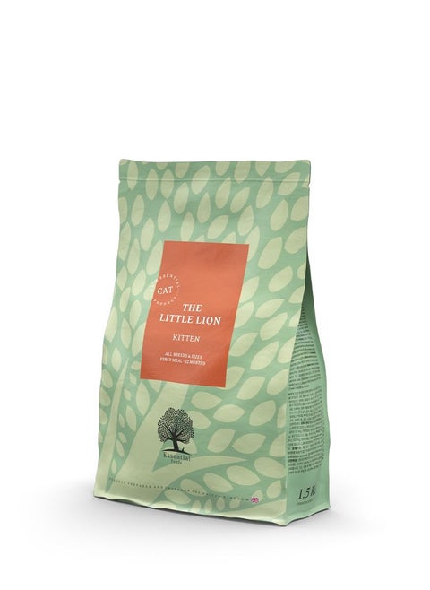 The Little Lion - Kitten Dry Food, duck, chicken, salmon, trout and egg  1.5kg