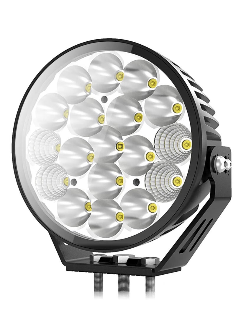 Toby's Toby’s 7Inch 90W LED Driving Light 10800LM IP68 Spot Flood Combo Round Built-in EMC Offroad Lights Truck ATV UTV SUV 2 Pieces  - Image 1