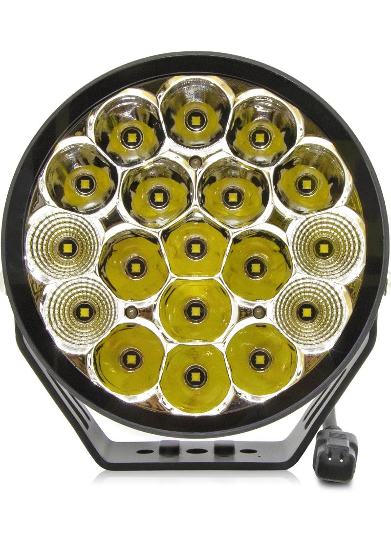 Toby's Toby’s 7Inch 90W LED Driving Light 10800LM IP68 Spot Flood Combo Round Built-in EMC Offroad Lights Truck ATV UTV SUV 2 Pieces  - Image 2