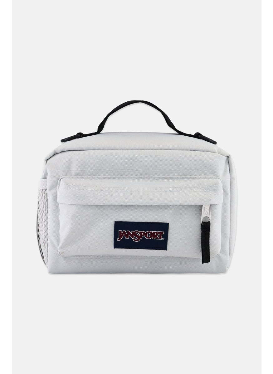 JANSPORT Kids Boy Brand Logo Lunch Bags 15 H x 23 L x 15 W cm, Grey  - Image 2