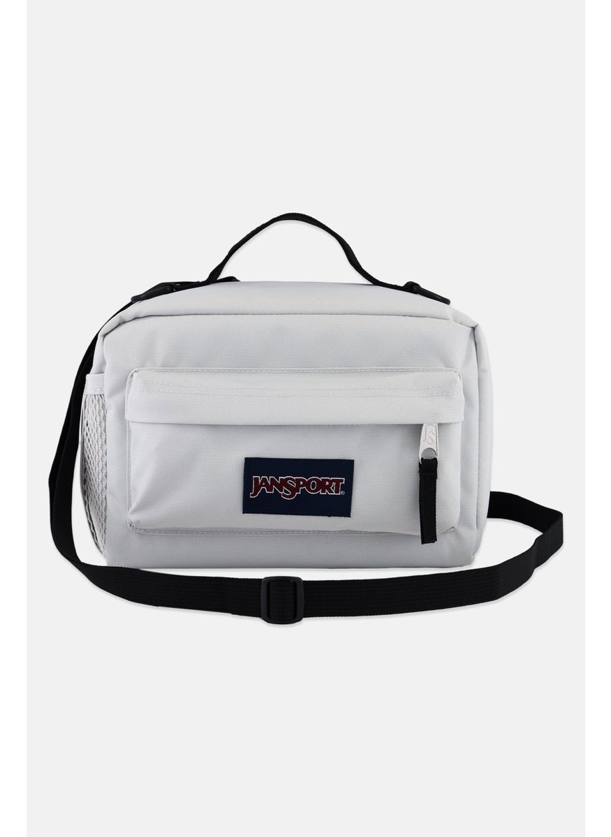 JANSPORT Kids Boy Brand Logo Lunch Bags 15 H x 23 L x 15 W cm, Grey  - Image 4